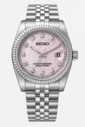 31mm Seikojust - Pink MOP stone