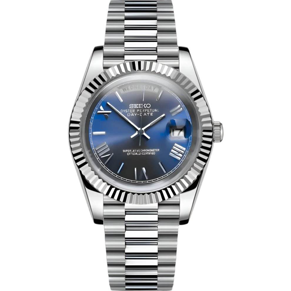 Seikojust day Date - blue