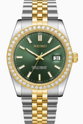 31mm Seikojust - bi colour green