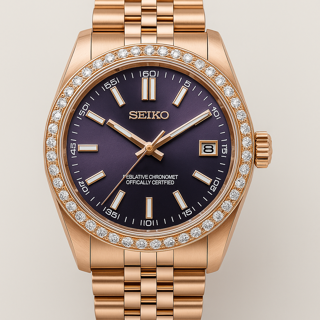 31mm Seikojust - rose purple