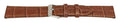 Alligator grain leather strap