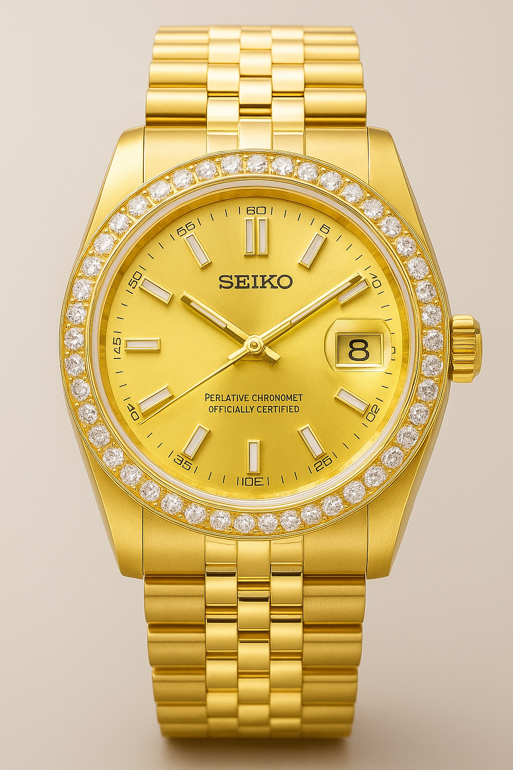 31mm Seikojust - gold Dia