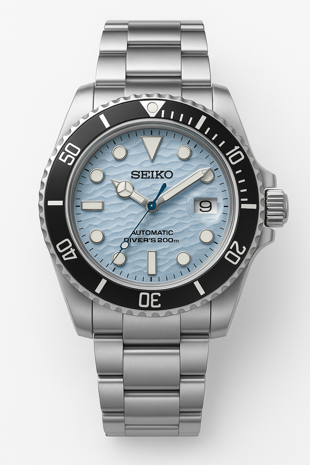 Seikomariner - blue wave black