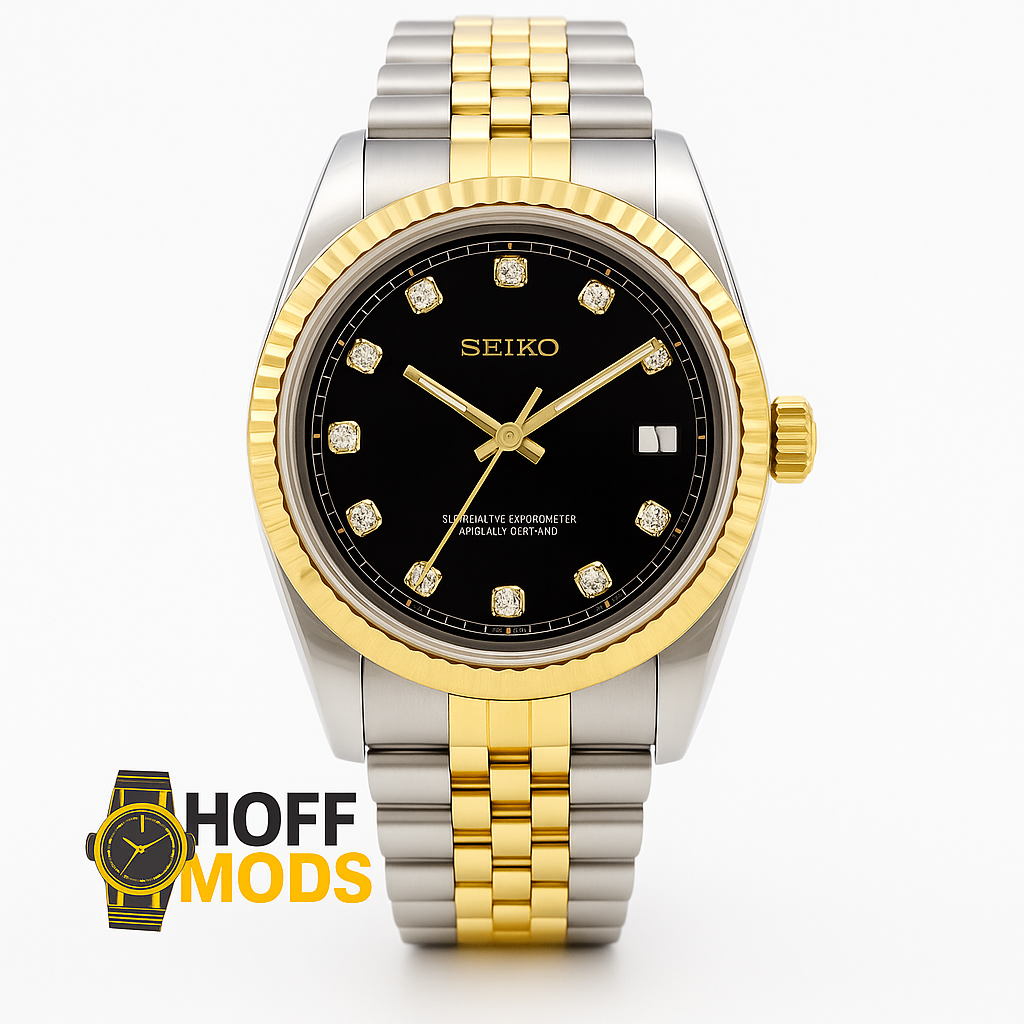 31mm Seikojust - black stone