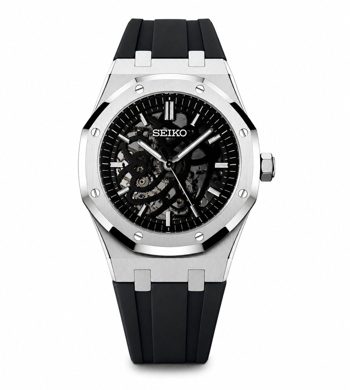 Royal Seikoak - skeleton black
