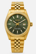 31mm Seikojust - gold green