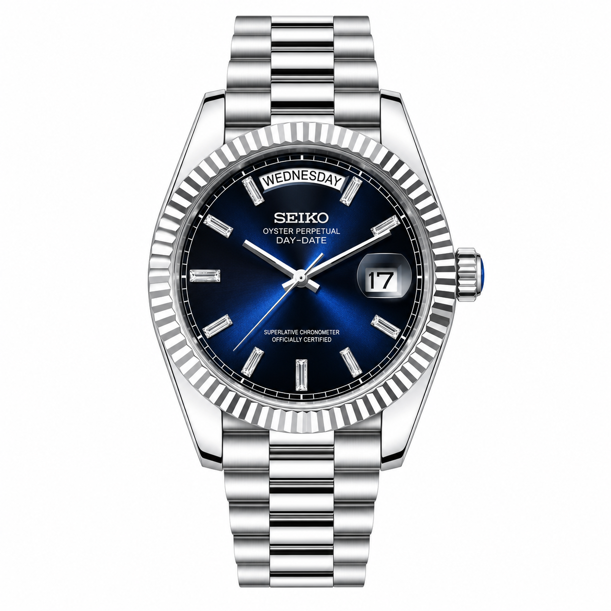 Seikojust Day Date - Baguette