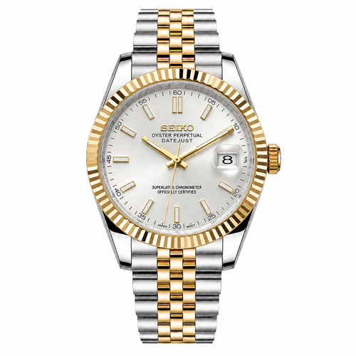 31mm Seikojust - white diamond